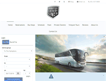 Tablet Screenshot of hamptonluxuryliner.com
